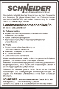 Schneider Landmaschinenzentrum